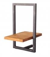 Полка Метал Арт навесная КМ-5 200x350 мм черный