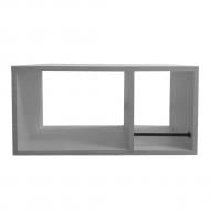 Полиця книжкова Woodville Loft 700x350 мм сірий