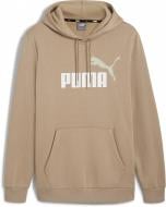 Джемпер Puma ESS+ 2 COL BIG LOGO HOODIE 58676466 р.S бежевий