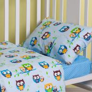 Комплект постельного белья Fantastic owls Ran-102-blue-1 разноцветный SoundSleep