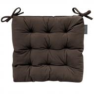 Подушка на стул VELOUR коричневая DECORA