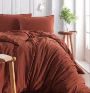 Комплект постельного белья Stonewash Orange (92846791) кирпичный SoundSleep