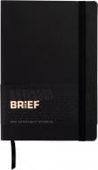 Блокнот недатированный черный линия Buromax BRIEF A5 BM.295204-01