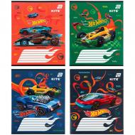 Тетрадь Hot Wheels 12 лист. коса линия HW26-235 KITE