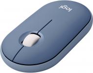 Мышка Logitech Pebble M350 Wireless Mouse blueberry (L910-006753)
