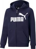 Джемпер Puma ESS BIG LOGO FZ HOODIE 58696706 р.128 синій