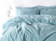 Комплект постельного белья Stonewash Adriatic семейный мятный SoundSleep