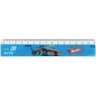 Лінійка пластикова 15 см Hot Wheels HW26-090 KITE