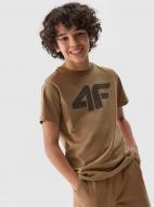 Футболка 4F TSHIRT M1115 / TSHIRT M1115 4FJWSS24TTSHM1115-83S р.164 бежевый