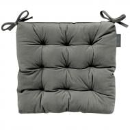 Подушка на стул VELOUR серая DECORA