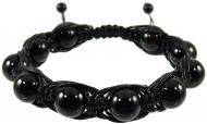 Браслет Fursa Fashion Арахна Агат 12 мм 16 размер