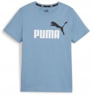 Футболка Puma ESS+ 2 COL LOGO TEE 58698520 р.140 синий