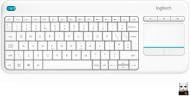 Клавиатура Logitech Wireless Touch Keyboard K400 Plus (L920-007146) white