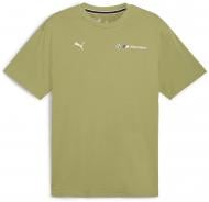 Футболка Puma BMW MMS ESS+ LOGO TEE 62750605 р.L зеленый