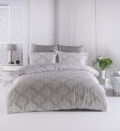 Комплект постільної білизни Lina Brown 2.0 євро бежевий