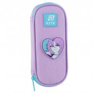 Пенал Kawaii Love K25-599-20 KITE фіолетовий із малюнком