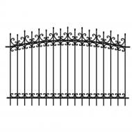 Кованое ограждение Артдеко КО-03 2500х1570 мм (комплект элементов)