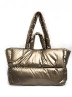 Сумка женская MISO accessory дутая большая золотой