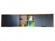 Полка для книг Lion настенная Джуниор 2036x510 мм дуб аппалачи/антрацит