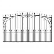 Кованое ограждение Артдеко КО-06 3000х1820 мм (комплект элементов)