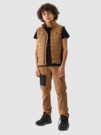 Брюки 4F TROUSERS FNK M495 / SPODNIE FNK M495 4FJWSS24TFTRM495-82S р. 152 бежевый