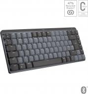 Клавіатура Logitech MX Mechanical Mini for Mac Minimalist Wireless Illuminated (L920-010837) space grey