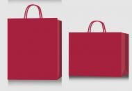 Пакет подарунковий XL 51х72х18 см малиновий Buromax