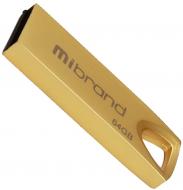 Флеш-память Mibrand Taipan 64 ГБ USB 2.0 gold (MI2.0/TA64U2G)