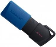 Флешпам'ять Kingston DataTraveler Exodia 64 ГБ USB 3.2 black/blue (DTXM/64GB)