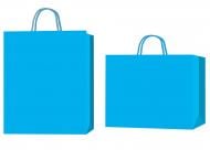 Пакет подарочный 28х42х28 см голубой