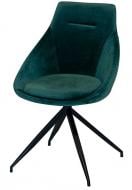 Стул обеденный Марио DC-79011S 530х575х880 мм черный/темно-зеленый