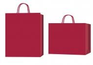 Пакет подарочный 28х42х28 см малиновый