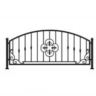 Кованое ограждение Артдеко КО-24 1845х835 мм (комплект элементов)