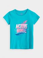 Футболка 4F HJZ21-JTSD005A-33S бирюзовый