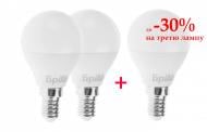Набір ламп світлодіодних Brille 3 Вт G45 E14 220 В 2700-3500 К 32-833-3