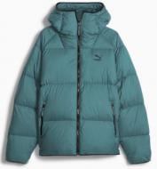 Куртка мужская зимняя Puma CLASSICS OVERSIZED PUFFER JACKET 62326643 р.S зеленая