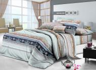 Комплект постельного белья сатин Aquileia евро разноцветный SoundSleep