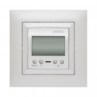 Терморегулятор Efapel Logus 16A металлик ледяной 21232 TGE