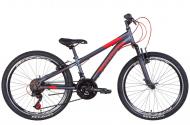 Велосипед Discovery 24" 11.5"(29 см) RIDER OPS-DIS-24-315 серо-красный