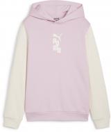 Джемпер Puma READY SET BETTER HOODIE TR 67927060 р.128 фиолетовый