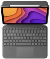 Чохол-клавіатура Logitech Folio Touch for iPad Air (4th, 5th generation) UK oxford grey (L920-009968)