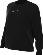 Футболка Nike W NSW TEE LS BOXY PATCH DM2804-010 р.L черный