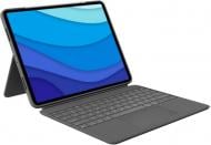Чохол-клавіатура Logitech Combo Touch for iPad Pro 12.9-inch (5th generation) grey (L920-010257)