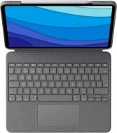 Чохол-клавіатура Logitech Combo Touch for iPad Pro 12.9-inch (5th generation) grey (L920-010214)