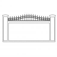 Ограждение Артдеко КО-34 2920х480 мм (комплект элементов)