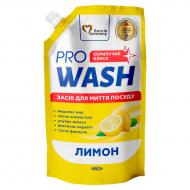 Моющее средство для ручного мытья посуды Pro Wash Лимон 460 г