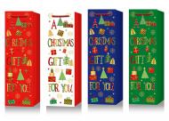 Пакет подарочный Wine bottle11х38х11 см (BM.2000186)