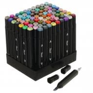 Набор двусторонних маркеров Touch 80 шт. разноцветный