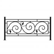 Кованое ограждение Артдеко КО-63 1550х760 мм (комплект элементов)