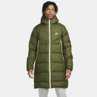 Куртка-парка чоловіча зимова Nike M NSW SF WINDRUNNER PARKA DD6788-326 р.S зелена